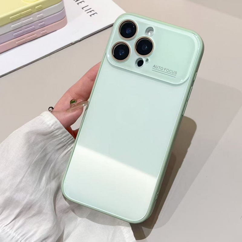 适用iPhone17PROMAX手机壳苹果16冰感超薄玻璃壳15防摔14保护套13|undefined