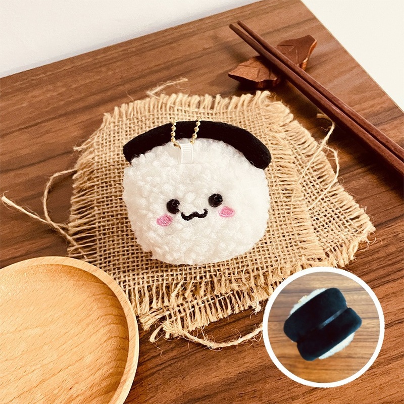 趣味のシミュレーションの食べ物のぬいぐるみのぬいぐるみのペンダントのキーホルダーのタコのサンドイッチの人形は牛の角のカバンの子供を賛美することができます。|undefined