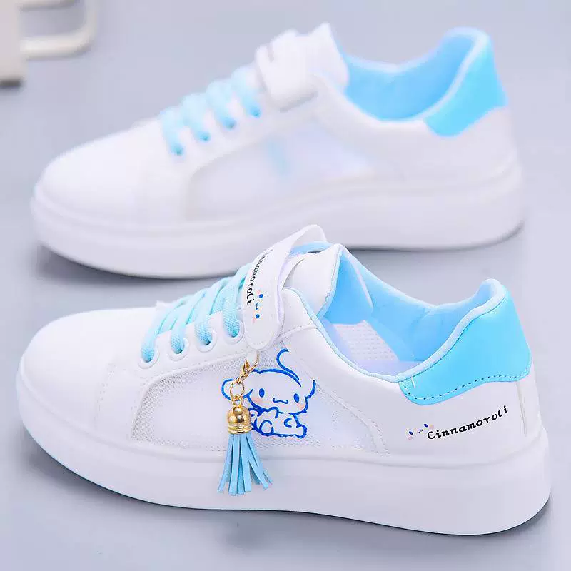 Летняя детская сетчатая обувь 2024 новая воздухопроницаемая сетчатая маленькая белая обувь нескользящая спортивная обувь для учащихся начальной школы детская детская обувь