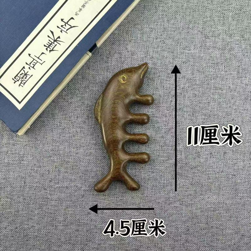 金糸緑檀木マッサージ櫛頭鼻マッサージ多機能経絡櫛檀木寛歯櫛|undefined