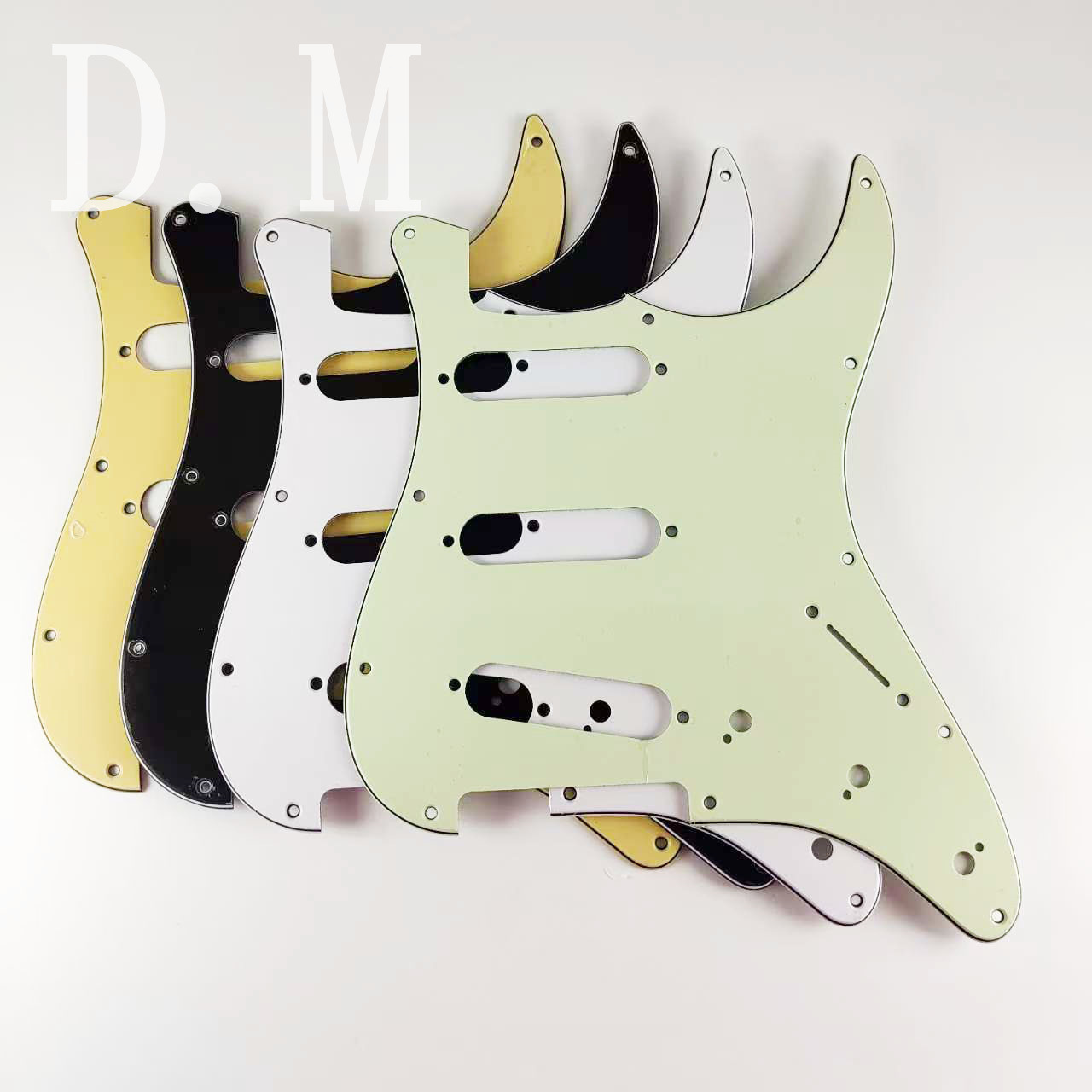 Estándar americano ST tres panel de guitarra eléctrica ST tablero de guardia de guitarra eléctrica SSS3 panel de capa