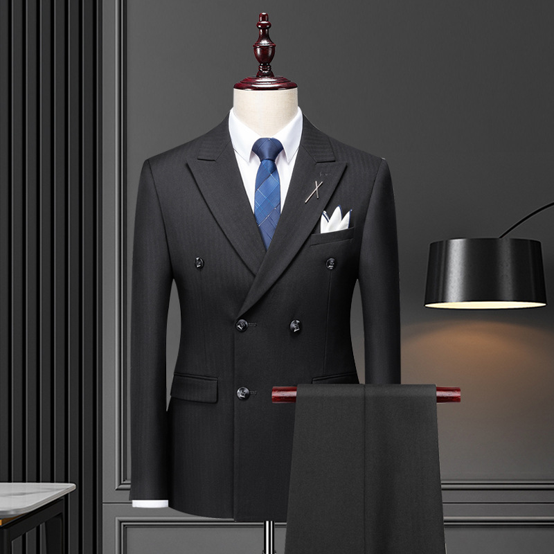 블랙 더블 브레스티드(슈트+바지) 선물박스 포장