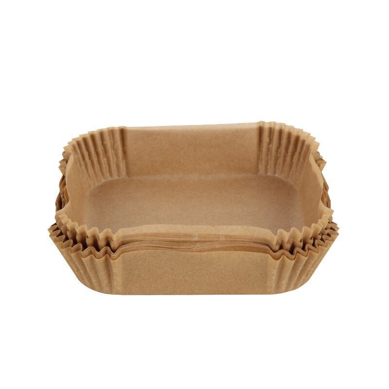 Papel cuadrado para freidora de aire, resistente al aceite, ideal para horno, repostería y cocina saludable
