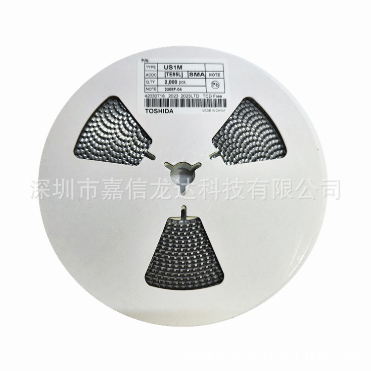 原装US1M SMA(DO-214AC) 1A/1000V 贴片超快恢复二极管 2000/盘