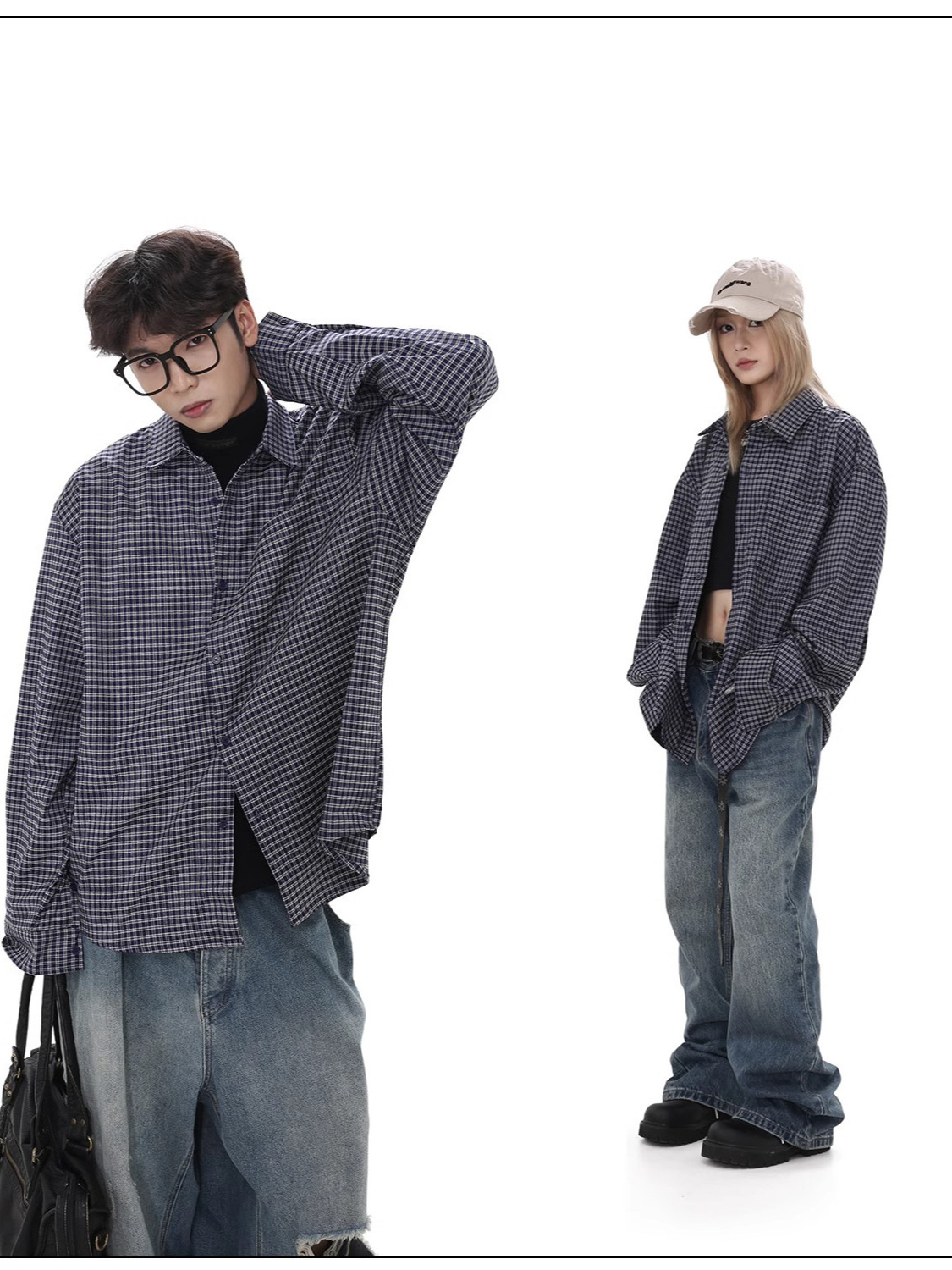 Retro trend shirt for leisure