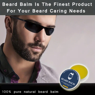cross-border foreign trade beard balm beard cream men's wash-free beard oil hair conditioner beard styling cream beard cream