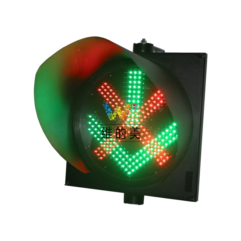 Luz de advertencia de una sola luz del fabricante de Shenzhen, luz indicadora LED para estaciones de peaje, luz de señalización de tráfico con cruz roja y flecha verde para estacionamientos.
