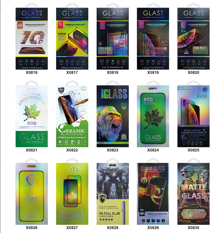 水晶盒钢化膜包装盒塑料胶盒苹果iPhone13 Pro钢化膜包装盒HX-634