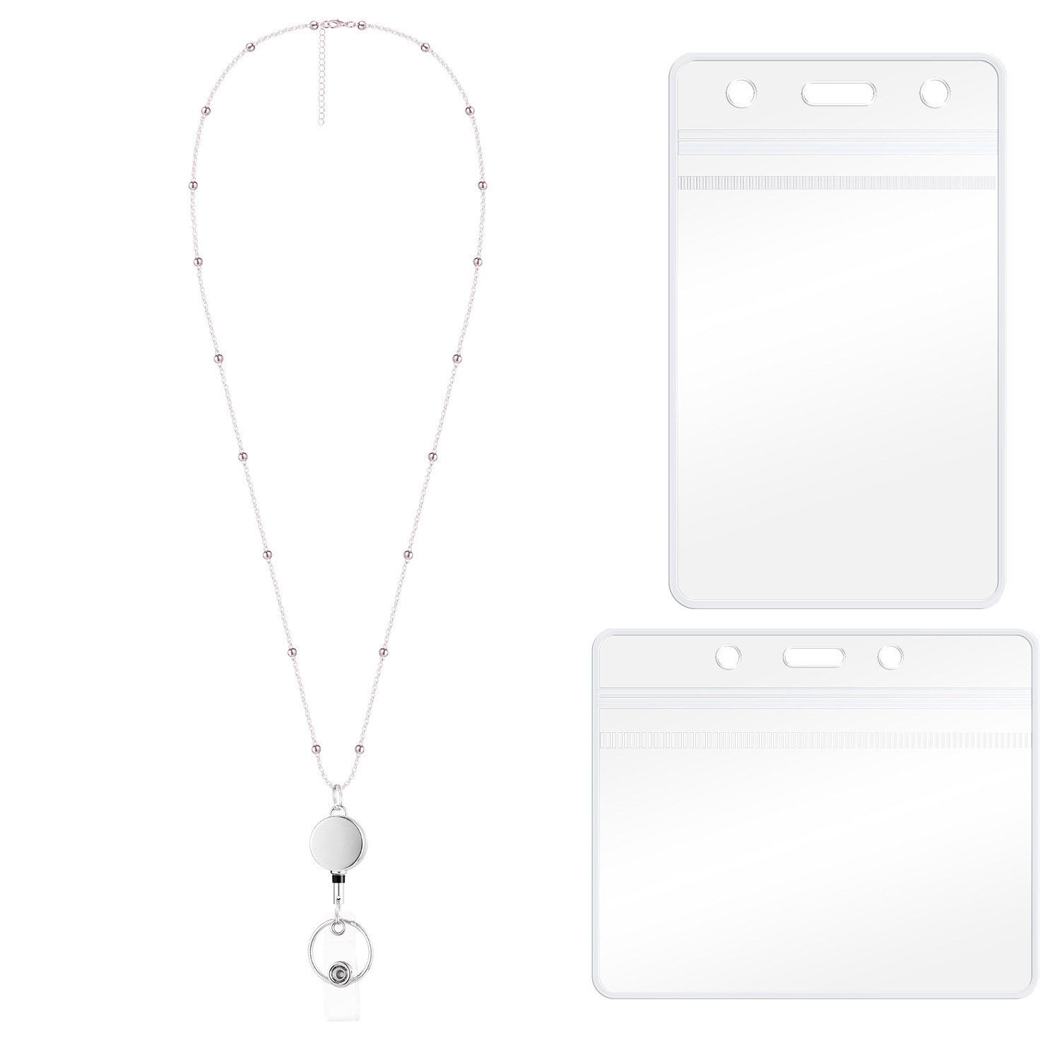 Metal pistola gris plata oro rosa cadena aleación de zinc telescópica fácil tire la hebilla fácil tire PVC certificado traje