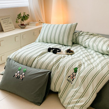 ins米奇新疆棉床上四件套纯棉卡通儿童床单被套罩宿舍三件套床品4