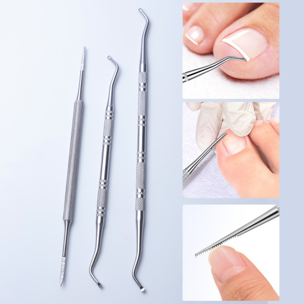 double-sided manicure tools set stainless steel for manicure