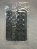 OPP bag dark gray with adhesive backing