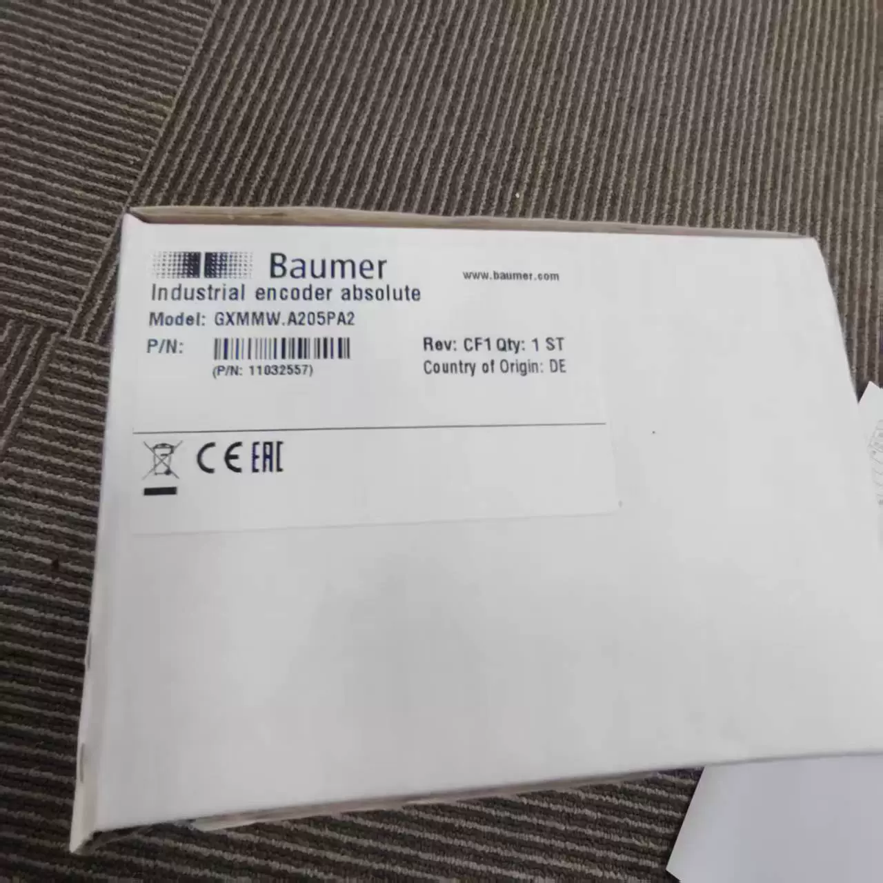 Baumer Германия Баомен Инкрементальный Форт-энкодер GXMMW.A205PA2 Оригинальный спот