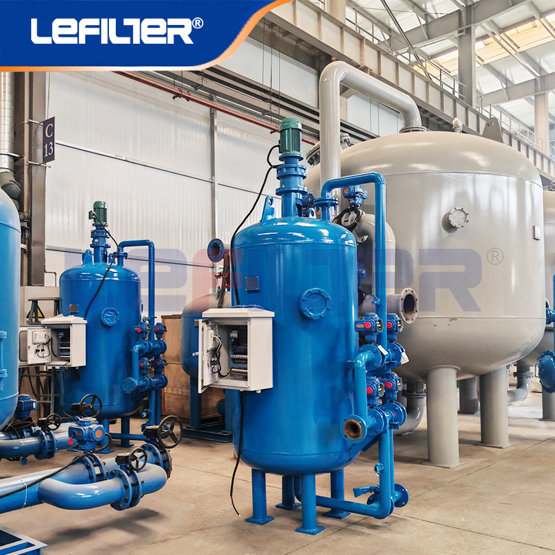 核桃壳纤维球滤料 除油专用 自动反冲洗 PLC 控制设备石英砂罐体