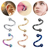 Physiological nose piercing, earrings stainless steel, lip piercing, wholesale