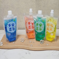 使い捨て豆乳袋吸口袋包装袋ジュース飲料酸っぱい梅湯ミルクティー袋透明自立吸口袋