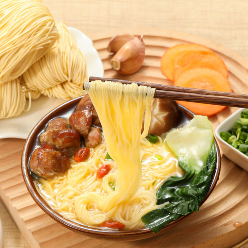 Handmade Bamboo Noodles Breakfast Fine Noodles, Handmade Wonton Egg Noodles, Non-fried Instant Noodles, Ramen Noodles, Bulk Wholesale