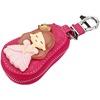 High-end cartoon key bag, shoulder bag, cute car keys, genuine leather, South Korea