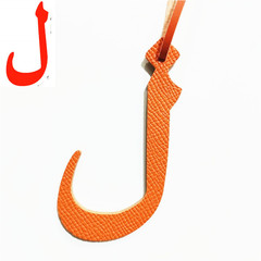 Stylish Crossbody Bag Arabic Letter Pendant Women's Bag Accessory J-Shaped Hook Decorative Letter Gift Bag