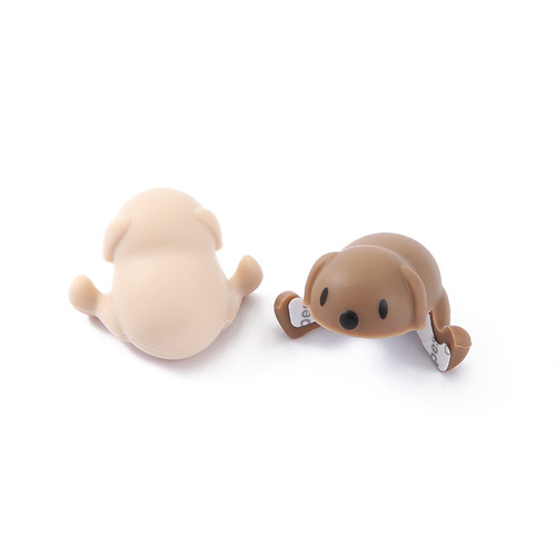 Self-adhesive cute table corner protective cover Cartoon puppy silicone anti-collision corner Children's anti-bump and anti-collision table corner sticker
