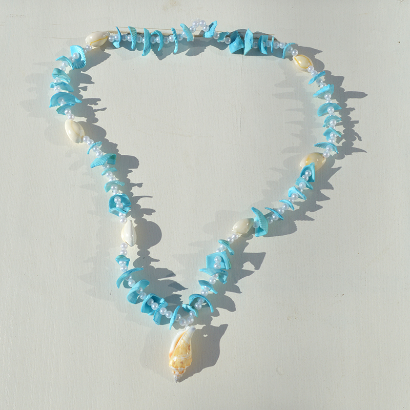 Conchas naturales pulsera caracoles collar diy joyas de chicas hechas a mano puestos de mercado nocturno regalos características pulseras