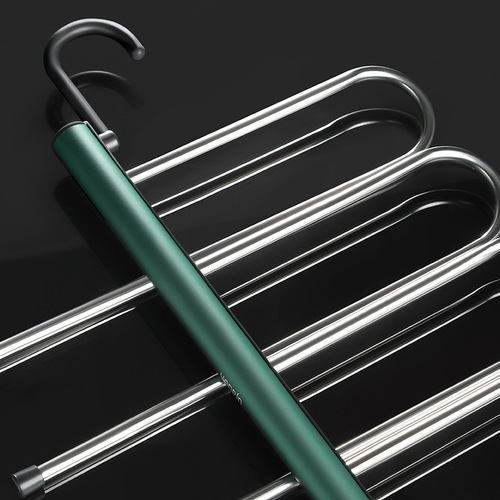 【Dropshipping】Folding Pants Rack Multi-layer Pants Clip Clothes Rack Home Multi-purpose Special Pants Hanger Organizer