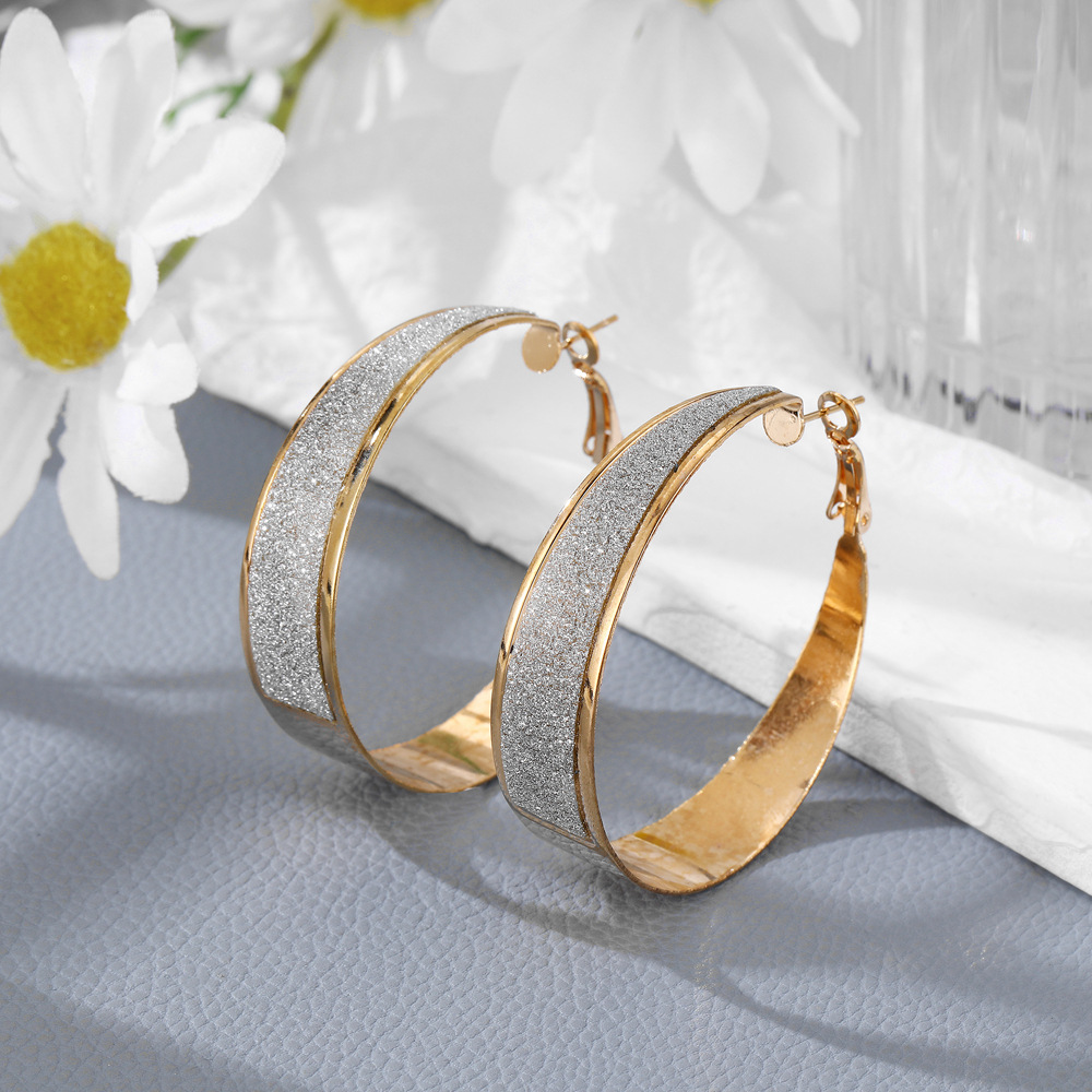 Exaggerated Round Earrings - Unique Design