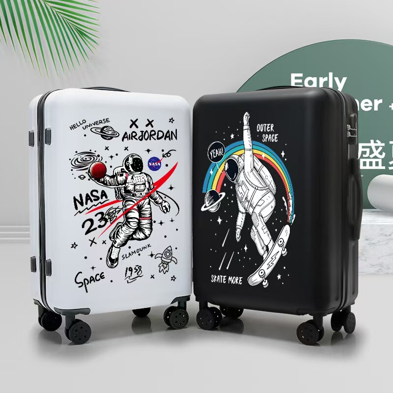 Luggage 2024 New Men's Large Capacity 28 Inch Trolley Case Student 26 Inch Strong and Durable Suitcase Password Box