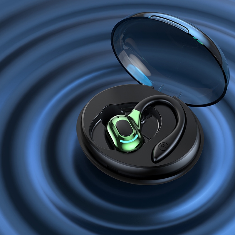 L8 Bluetooth Headset Single Ear with Charging Bin F8 Upgraded Mini Hanging Ear Business Sports Black Technology Huaqiang North