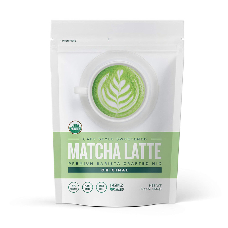 Kindergarten Amazon Best-Selling Green Collagen Matcha Latte Tea Powder Green Tea Powder Cross-Border Wholesale