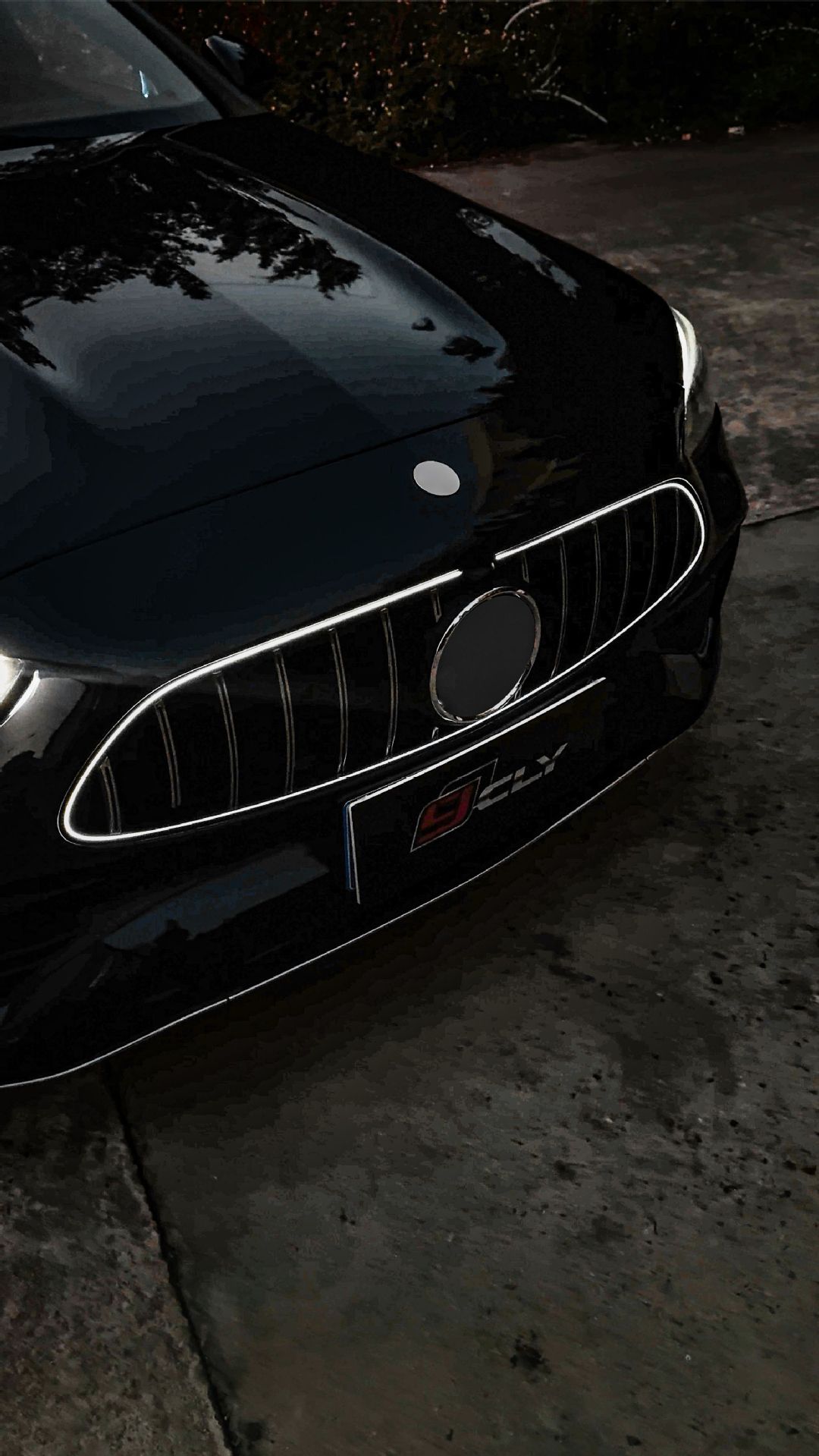 Suitable for Mercedes-Benz C-Class W206 C200L C260L C350El Modified Gt Luminous Grille Amg Grille