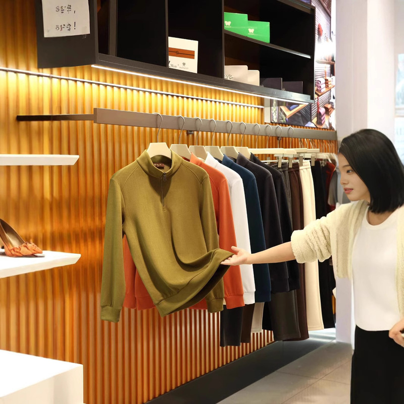 Old money knocks on the door/light luxury temperament L & P homologous capsule series old money style men's and women's half zipper base sweater