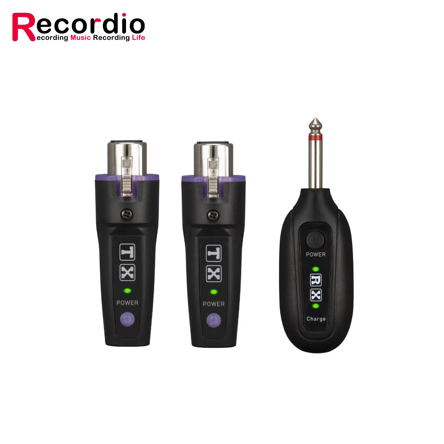 Sistema de micrófono inalámbrico de conversión por cable dinámico al por mayor, receptor de transmisión, instrumento musical, soplador eléctrico de mano, granada de guitarra