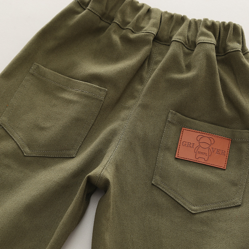 Conjunto de dos piezas con leggings casuales y suéter para niños pequeños y medianos con nuevo diseño teñido anudado que da sensación de primavera_voghion.com