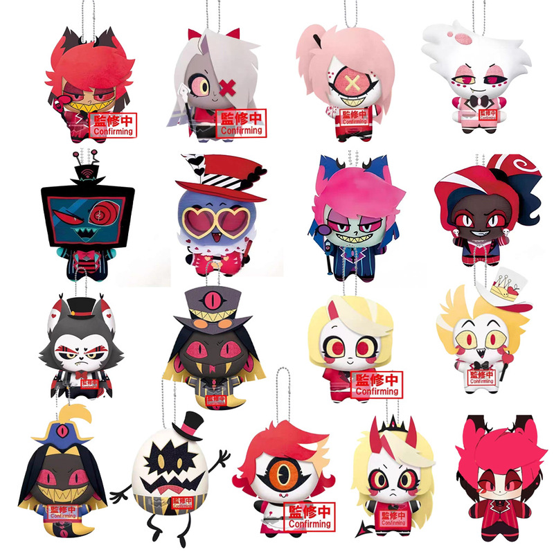 Cross-Border Hell Inn Doll Walkers Cotton Doll 10cm Valentino Pendant Alastor Hesk
