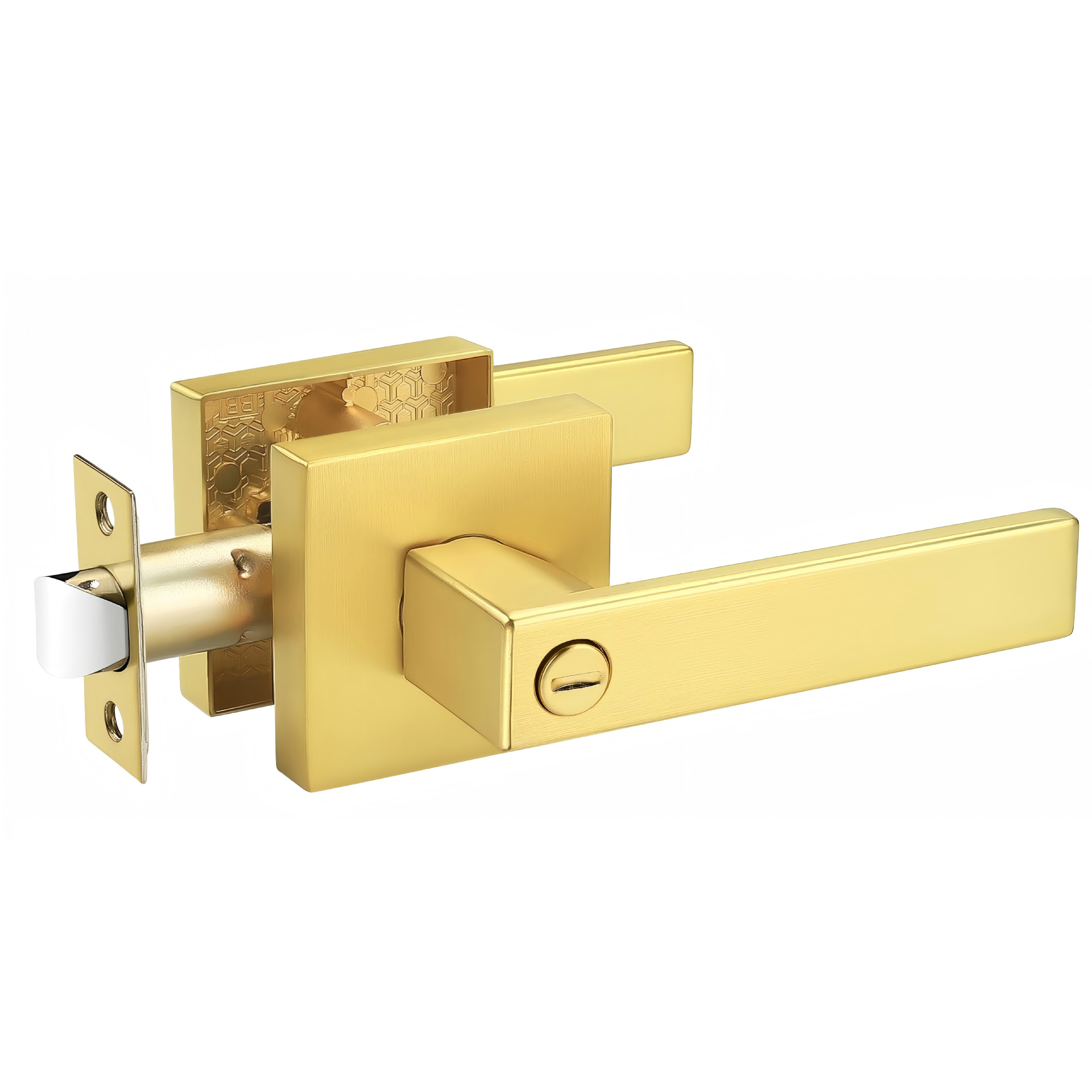 욕실 기능 사금 금 개인 정보 보호 새틴 황동