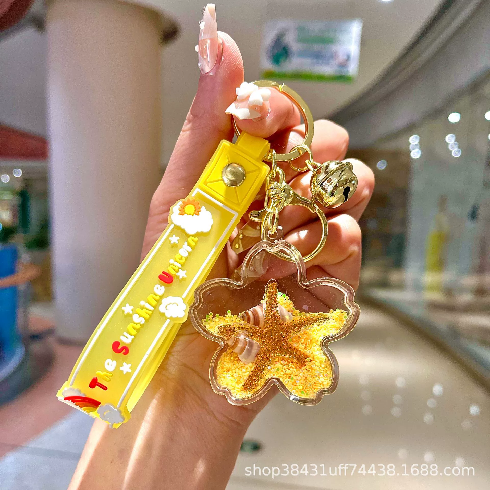 Acrylic keychain, pendant for keys
