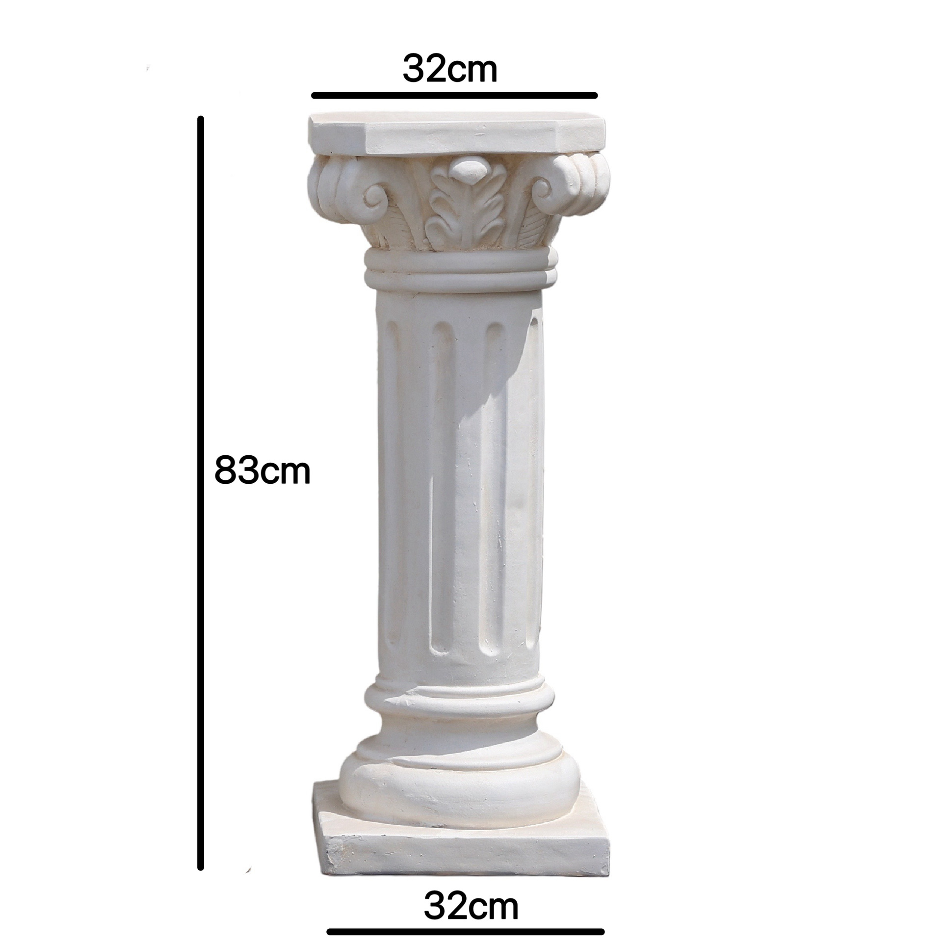 Base de Columna Romana para Macetas de Óxido de Magnesio Decorativa para Jardín y Bodas image 12