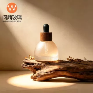 定制高端精华液瓶30mll锥形精油瓶原液分装瓶护肤滴管瓶玻璃包材