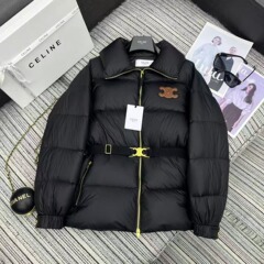 【深圳南油】CE凯旋门90白鸭绒羽绒外套面包服配腰带百搭款式