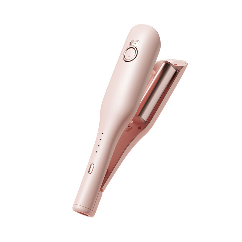新しいディープ V フレンチ エッグロール ヘアアイロン 32 ミリメートル水の波紋長持ちする火傷防止マイナスイオンは髪のウェーブを傷つけません|undefined