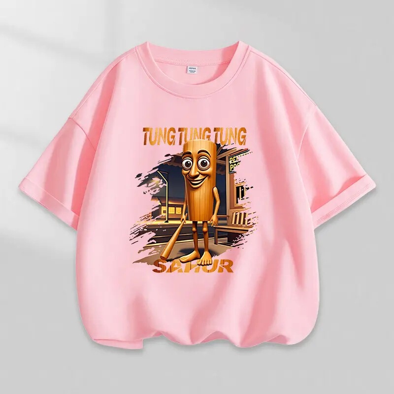 NASA アメリカの山と海の経典半袖子供用夏木棒忍者純綿 Tシャツ男の子と女の子のためのトレンディなトップス|undefined
