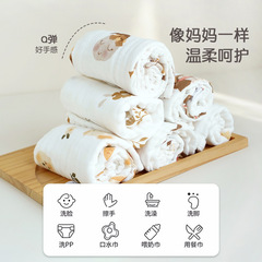 New Maillard gauze small towels saliva wipes baby supplies six-layer gauze children's towels baby face towels wholesale