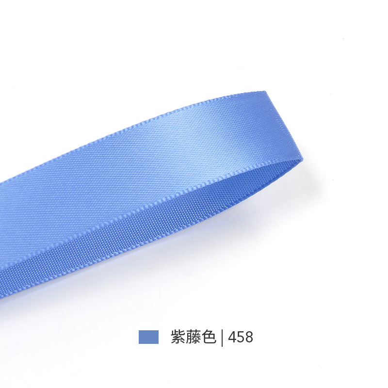 Cinta de poliéster de una sola cara de 16 mm de Yao Ming para decoración de bodas, cinta de satén, accesorios de decoración con lazos, cinta colorida