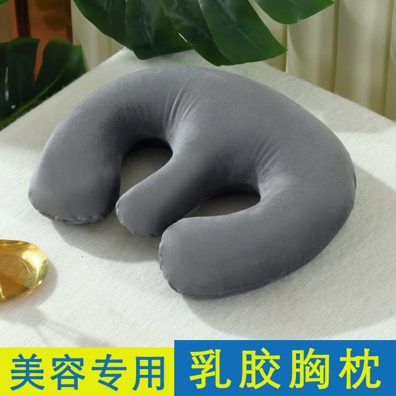 Подушка для груди для салона красоты, латексная пена с эффектом памяти, спа-массаж, уход за послеродовым восстановлением, подушечка для груди, съемная и моющаяся
