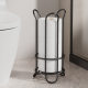 Iron Floor Tissue Holder Kitchen Bathroom Punch-free Tissue Storage Rack Living Room Toilet Paper Kitchen Roll Paper Holder