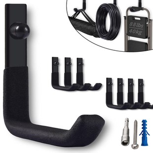RACK Iron Garage Hooks Heavy Duty Tool Organizer Wall Mounted Hooks Garage Storage Utility Hooks 2