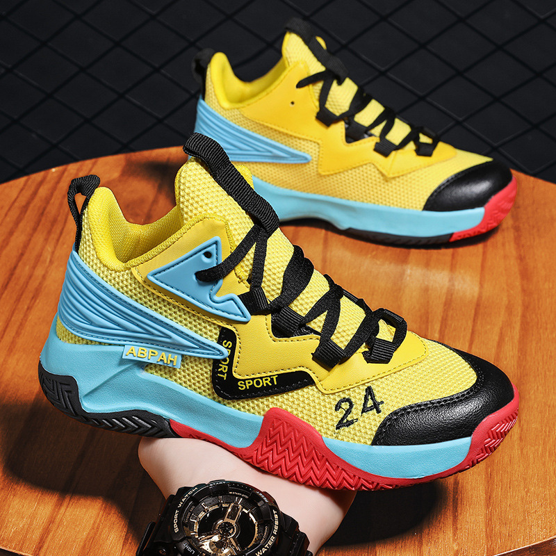 Dziecięce buty do koszykówki sportowe oddychające_voghion.com