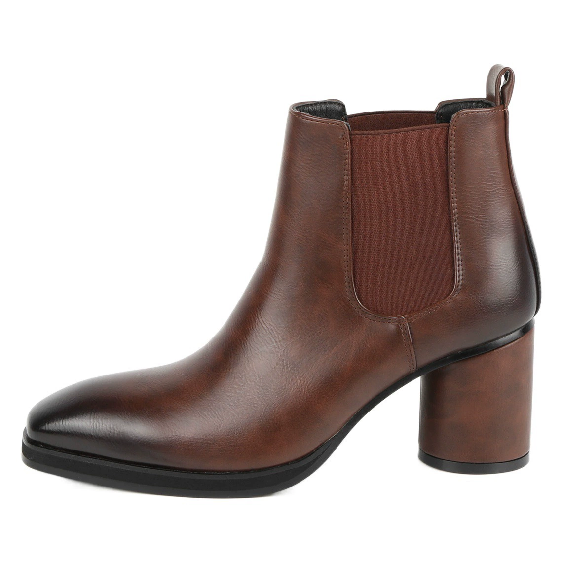 Мужские сапоги Челси на высоком каблуке мода очарование комфорта