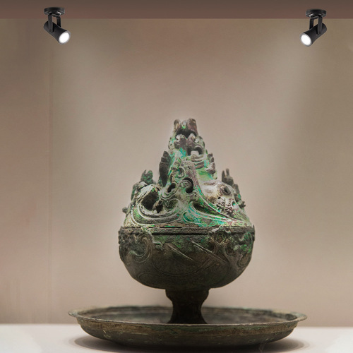 Built-in Display Cabinet LED Small Spot Light, White and Warm RGB Slow Fade Mini Jewelry Counter Light, Cross-border Private Mold